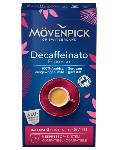 Mövenpick Decaffeinato Espresso 10 капсулы a 5,7 грамм оптом